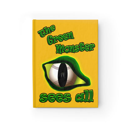 green monster - journal-lined (yellow)
