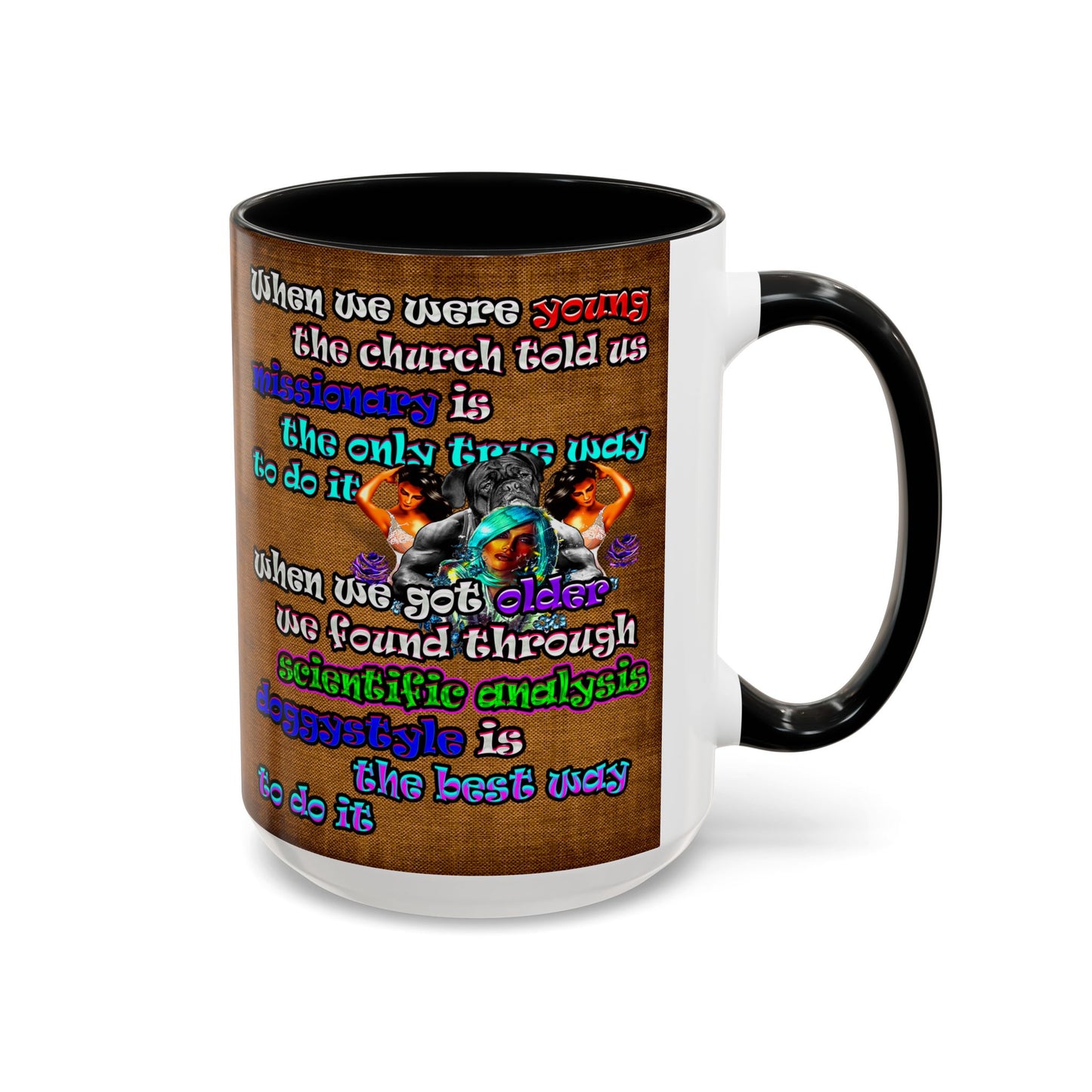 doggystyle - Accent Mug (brown papyrus)