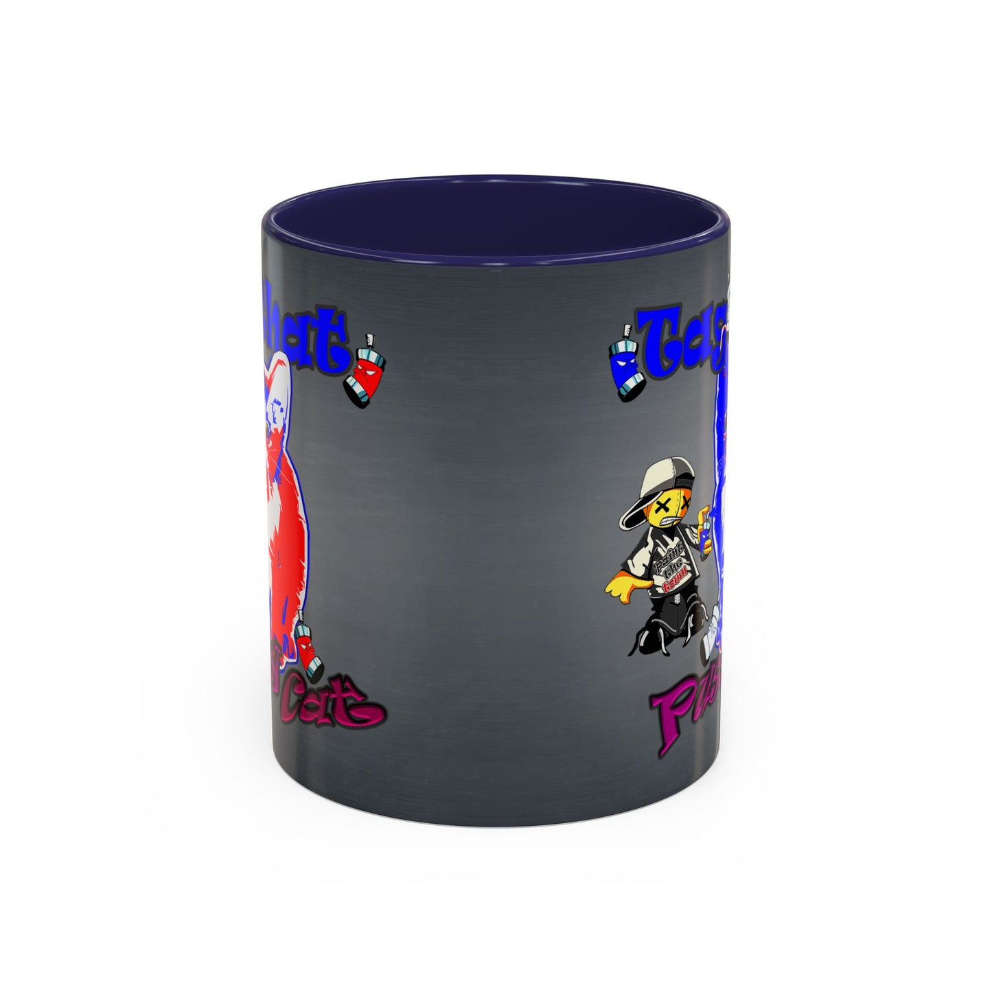 tag that - Accent Mug (grey-light grey)
