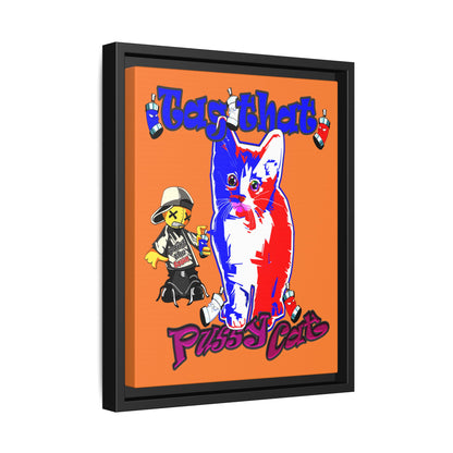 tag that - framed canvas art (crusta)