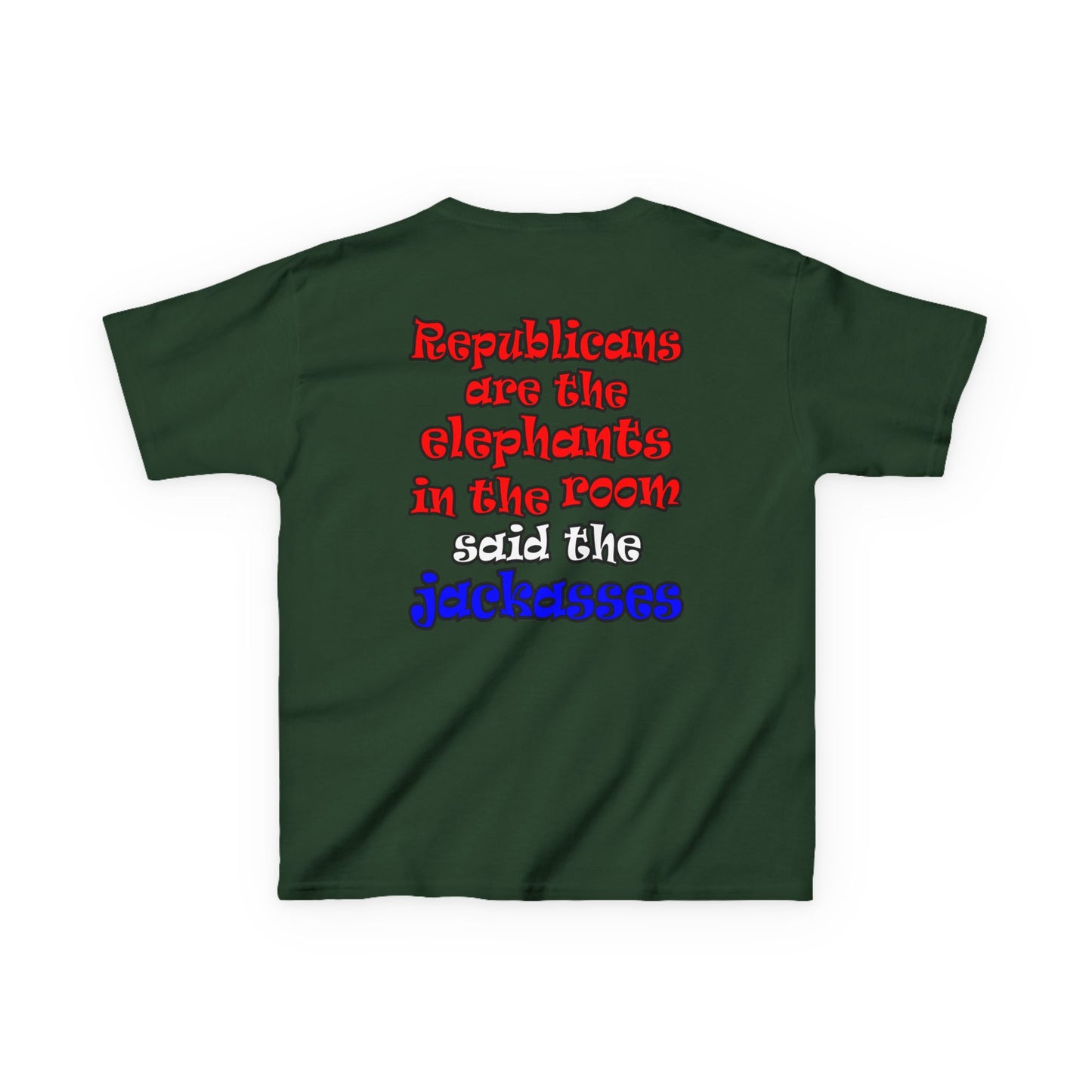 donkeys and elephants - Kids Heavy Cotton™ Tee