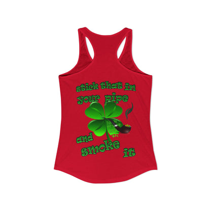 celtics logo - Women's Ideal Racerback Tank