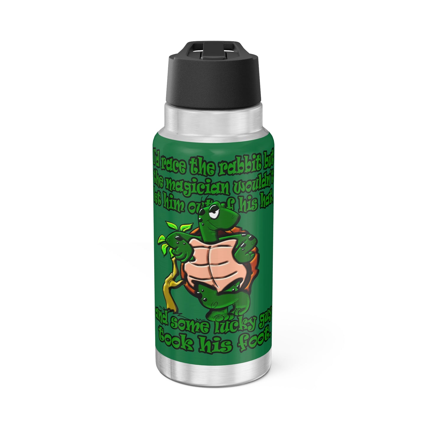 turtle race - Gator Tumbler, 32oz (dark green)