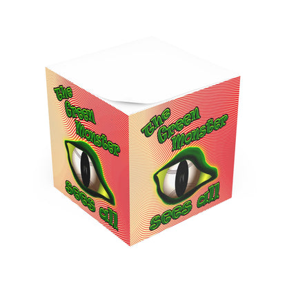 green monster - note cube (yellow-orange wave)