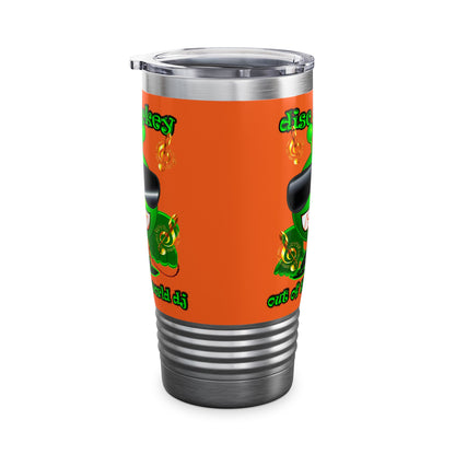 disc jockey - Ringneck Tumbler, 20oz (orange)
