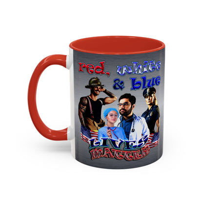 rw&b lives matter - Accent Mug (brushed nickel)