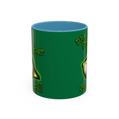 green monster - Accent Mug (dark green)