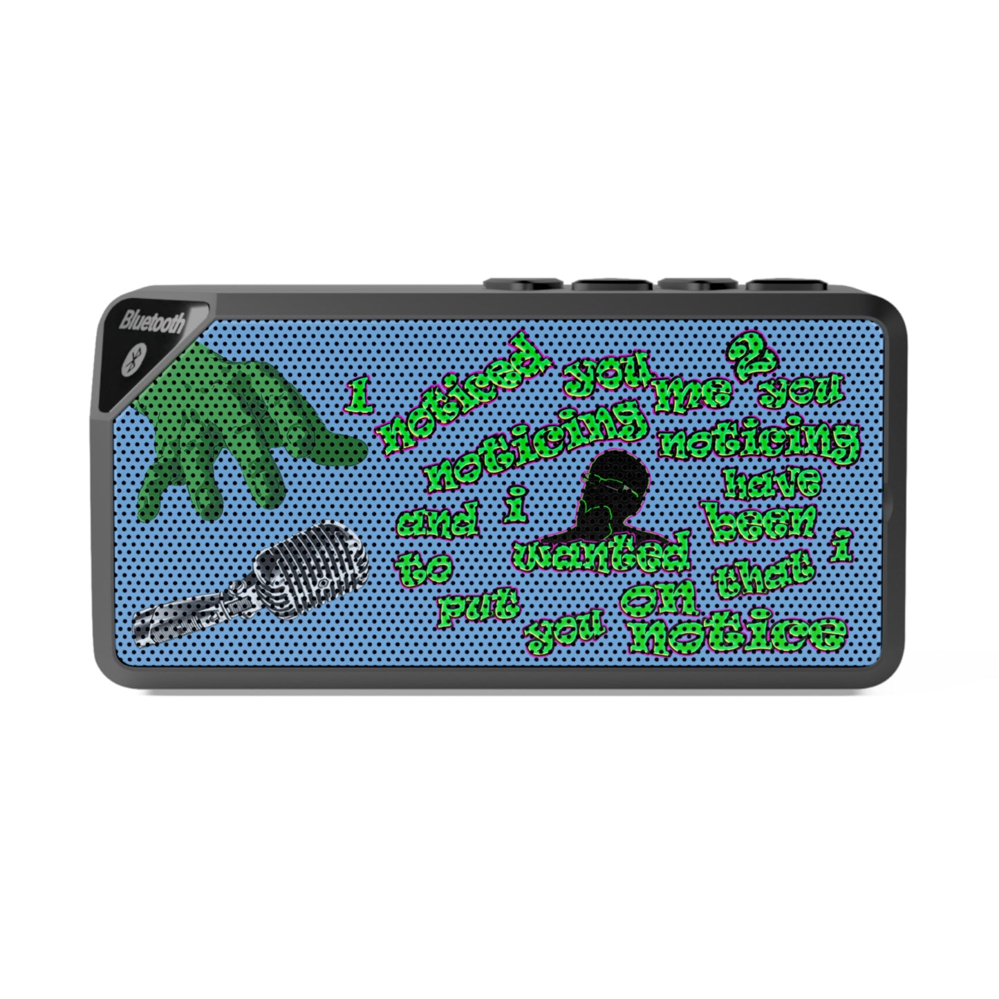 noticed you noticing - Jabba Bluetooth Speaker (light blue)