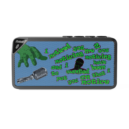 noticed you noticing - Jabba Bluetooth Speaker (light blue)