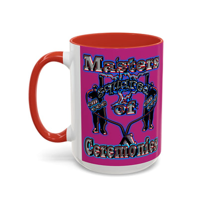 em cee squared - Accent Mug (pink)