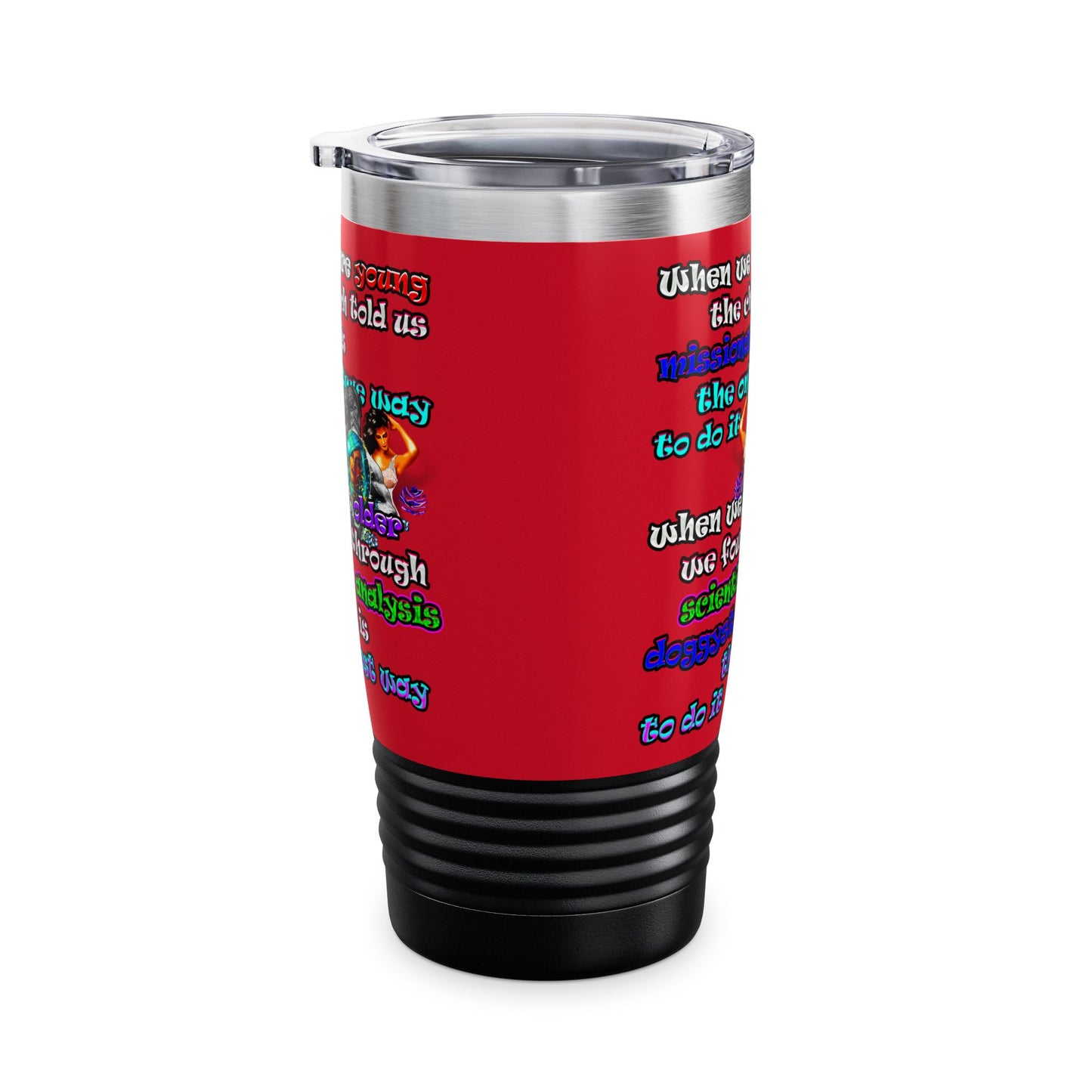 doggystyle - Ringneck Tumbler, 20oz (dark red)