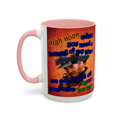 high noon - Accent Mug (burnt orange)