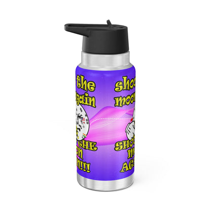 shoot the moon again - Gator Tumbler, 32oz  (purple-pink wave)