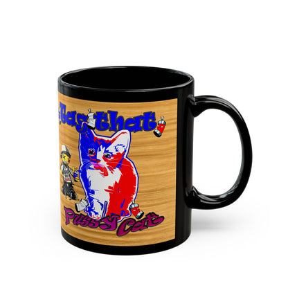 tag that - Black Mug (butterscotch wood finish)