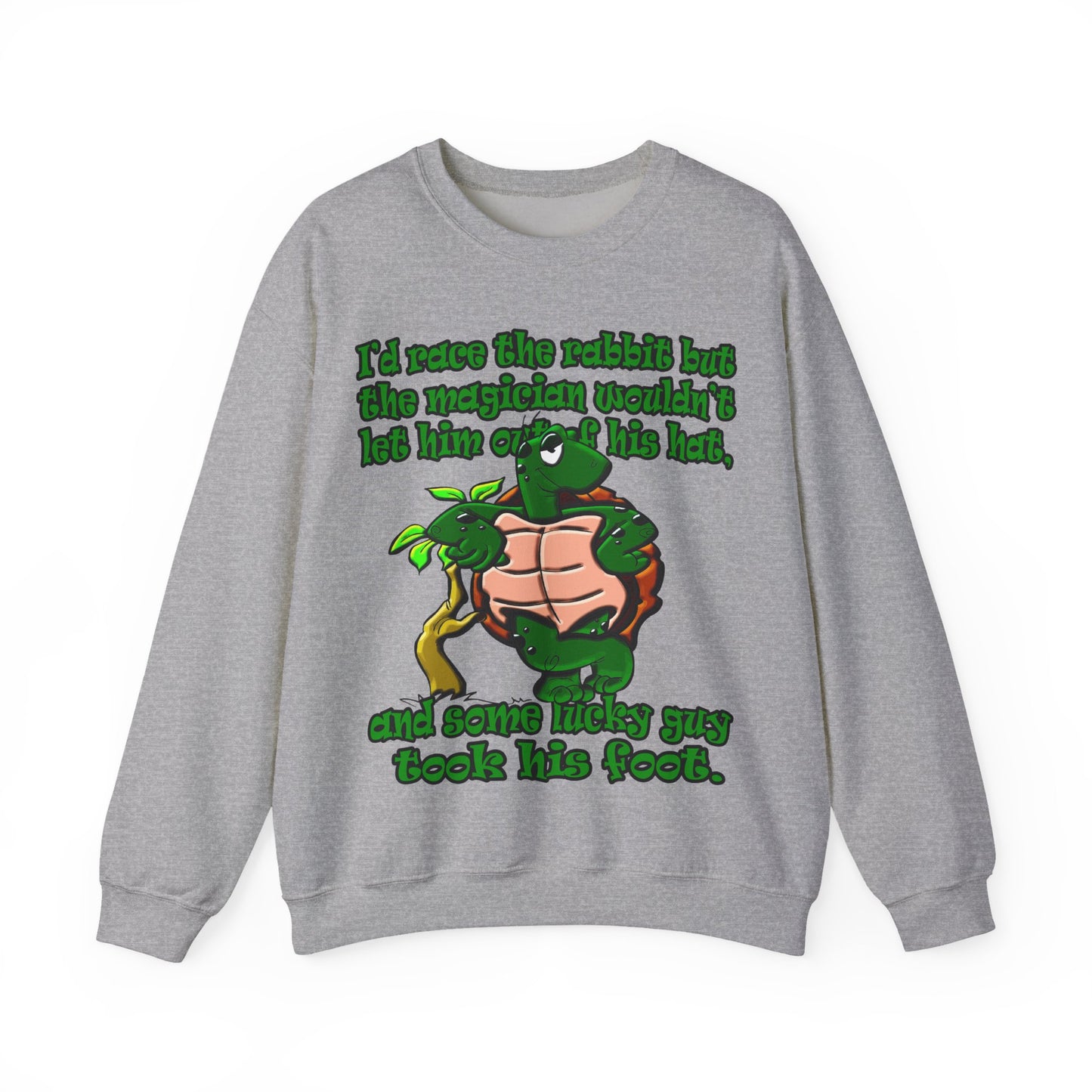 turtle race - Unisex Heavy Blend™ Crewneck Sweatshirt
