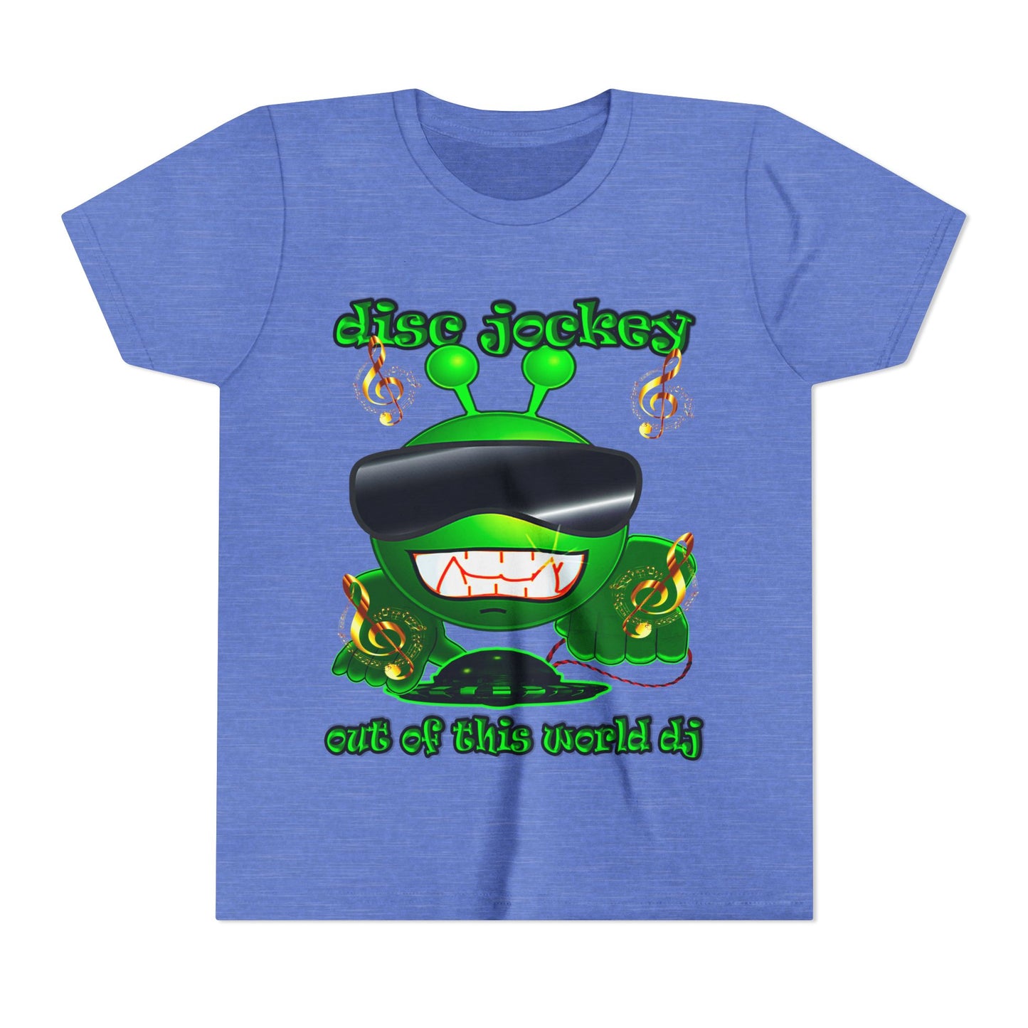 disc jockey - Youth Short Sleeve Tee