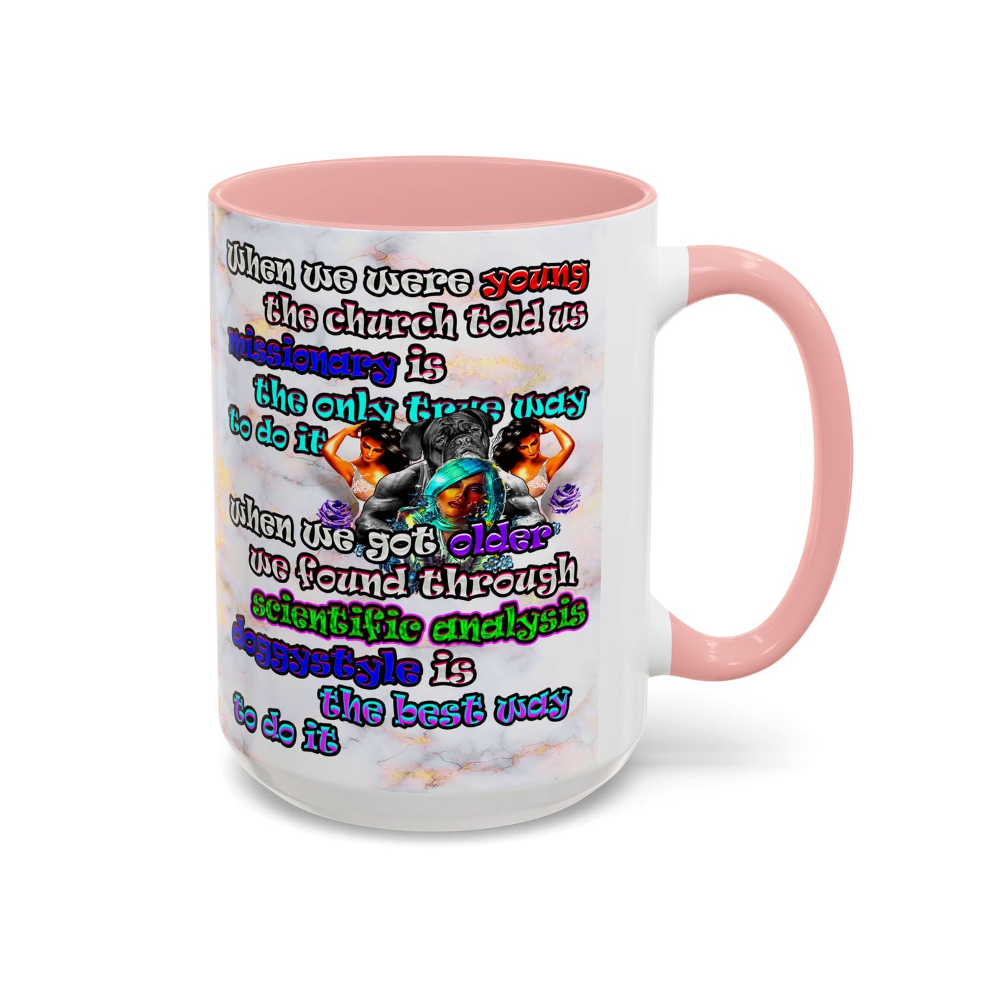 doggystyle - Accent Mug (white marble)
