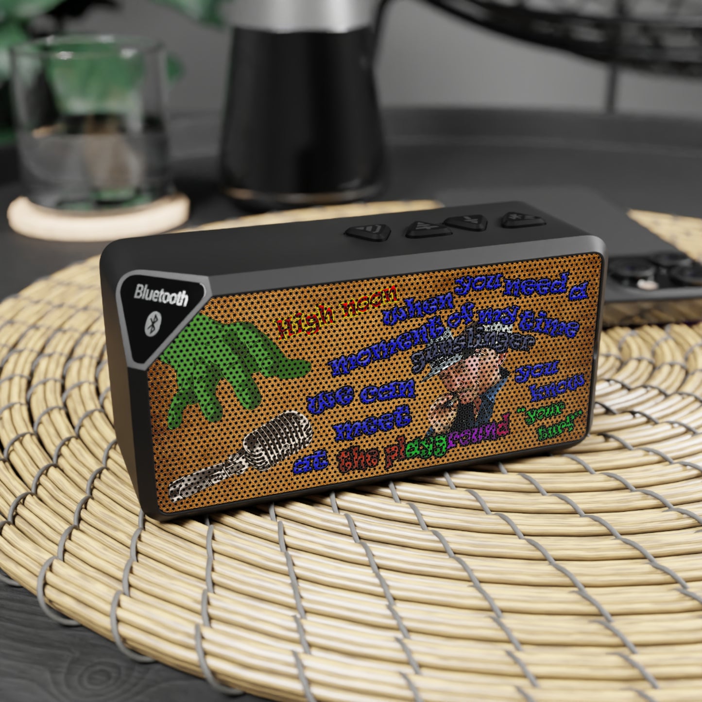 high noon - Jabba Bluetooth Speaker (brown papyrus)