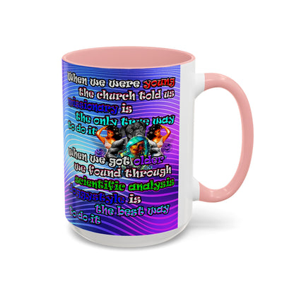 doggystyle - Accent Mug (purple wave)