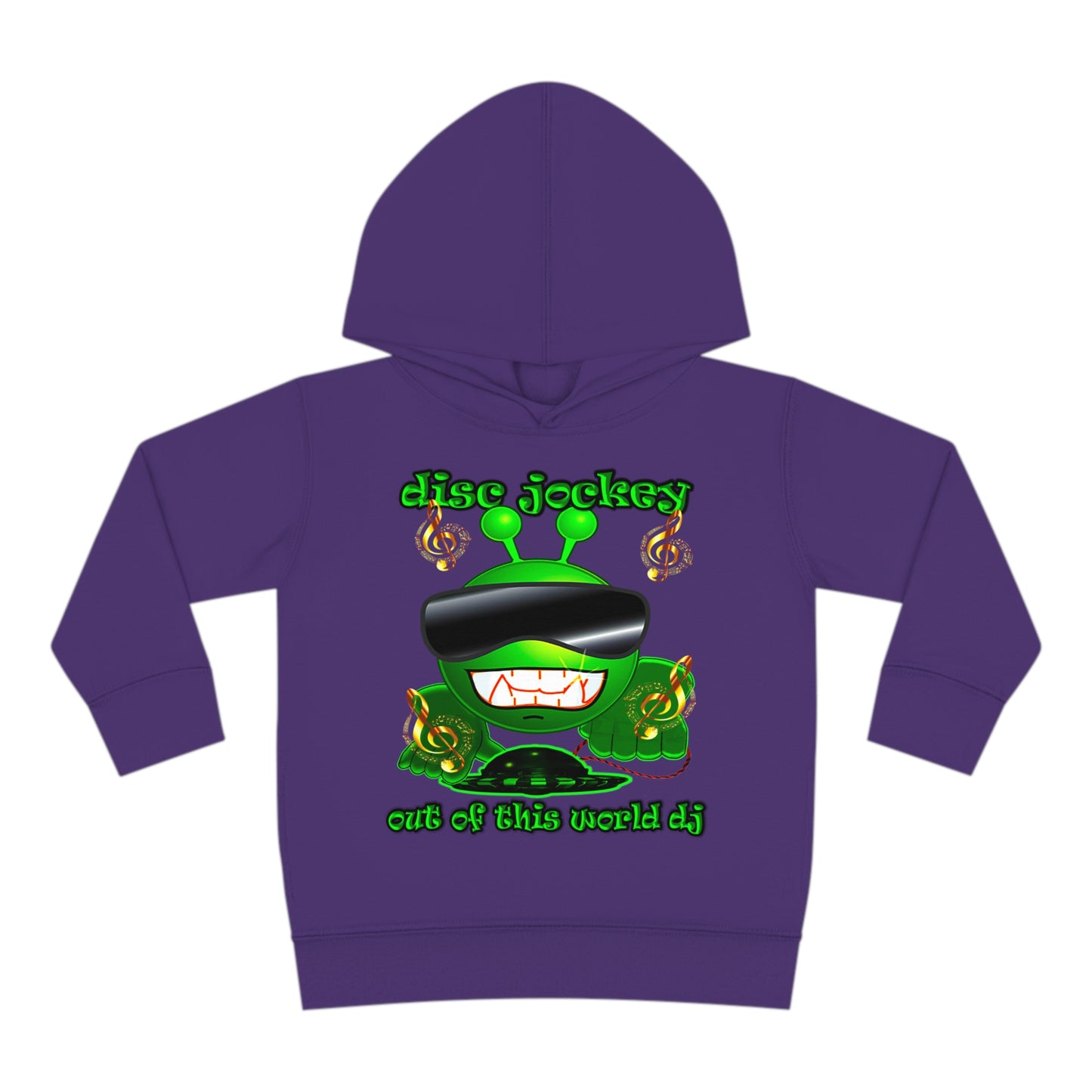 disc jockey - Toddler Pullover Fleece Hoodie