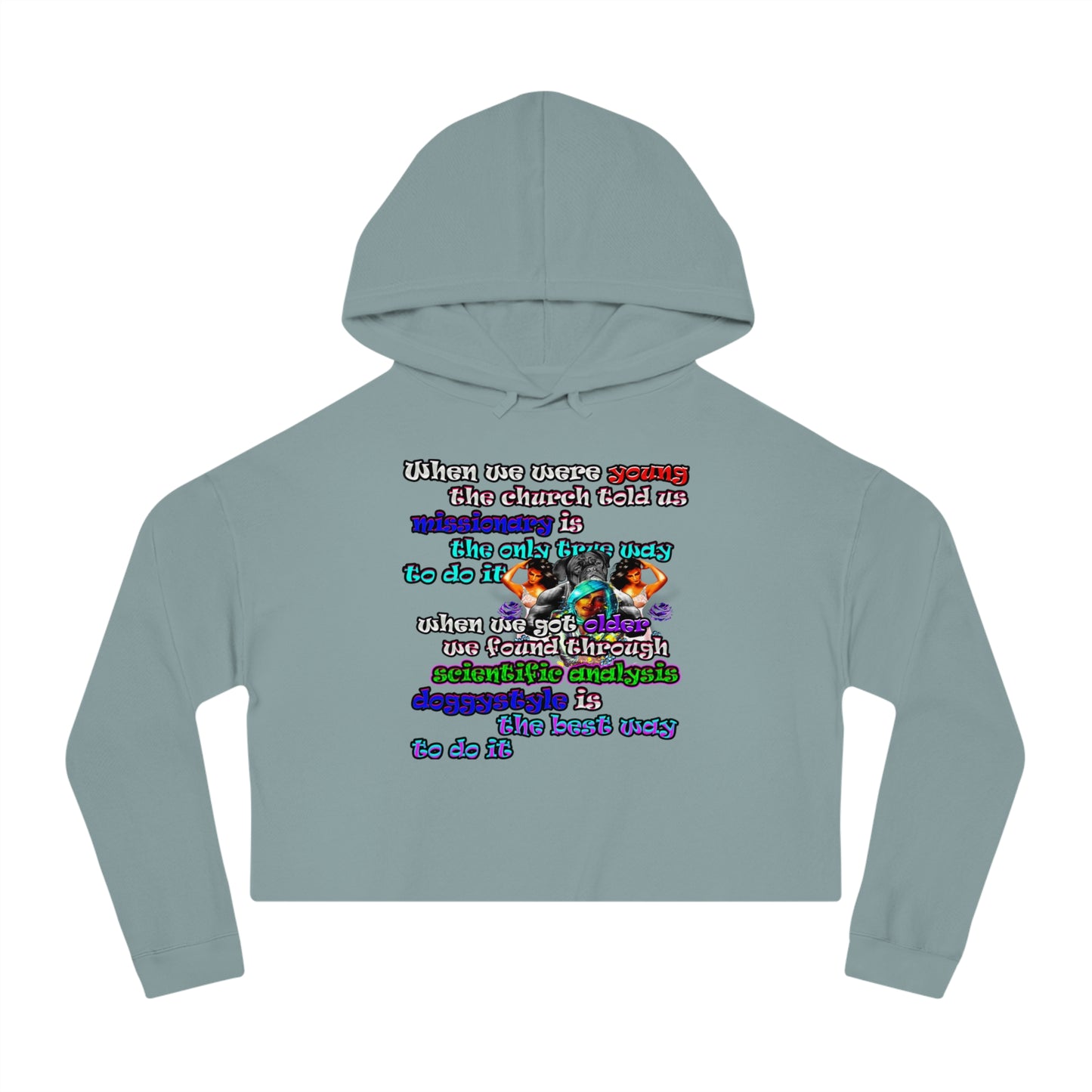 doggystyle - Women’s Cropped Hooded Sweatshirt