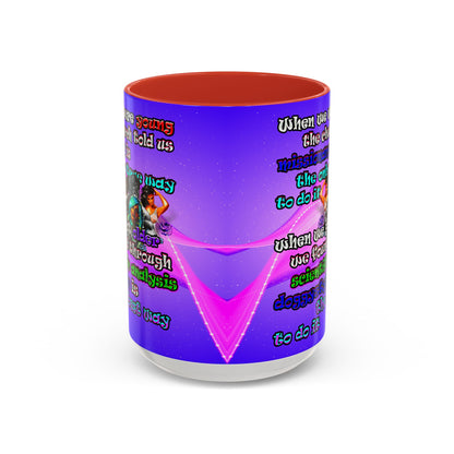 doggystyle - Accent Mug (purple-pink wave)
