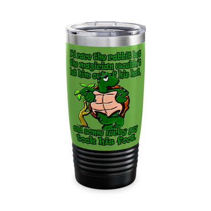 turtle race - Ringneck Tumbler, 20oz (green)