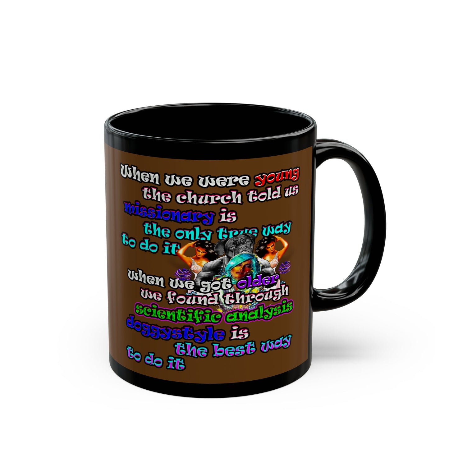 doggystyle - Black Mug (brown)