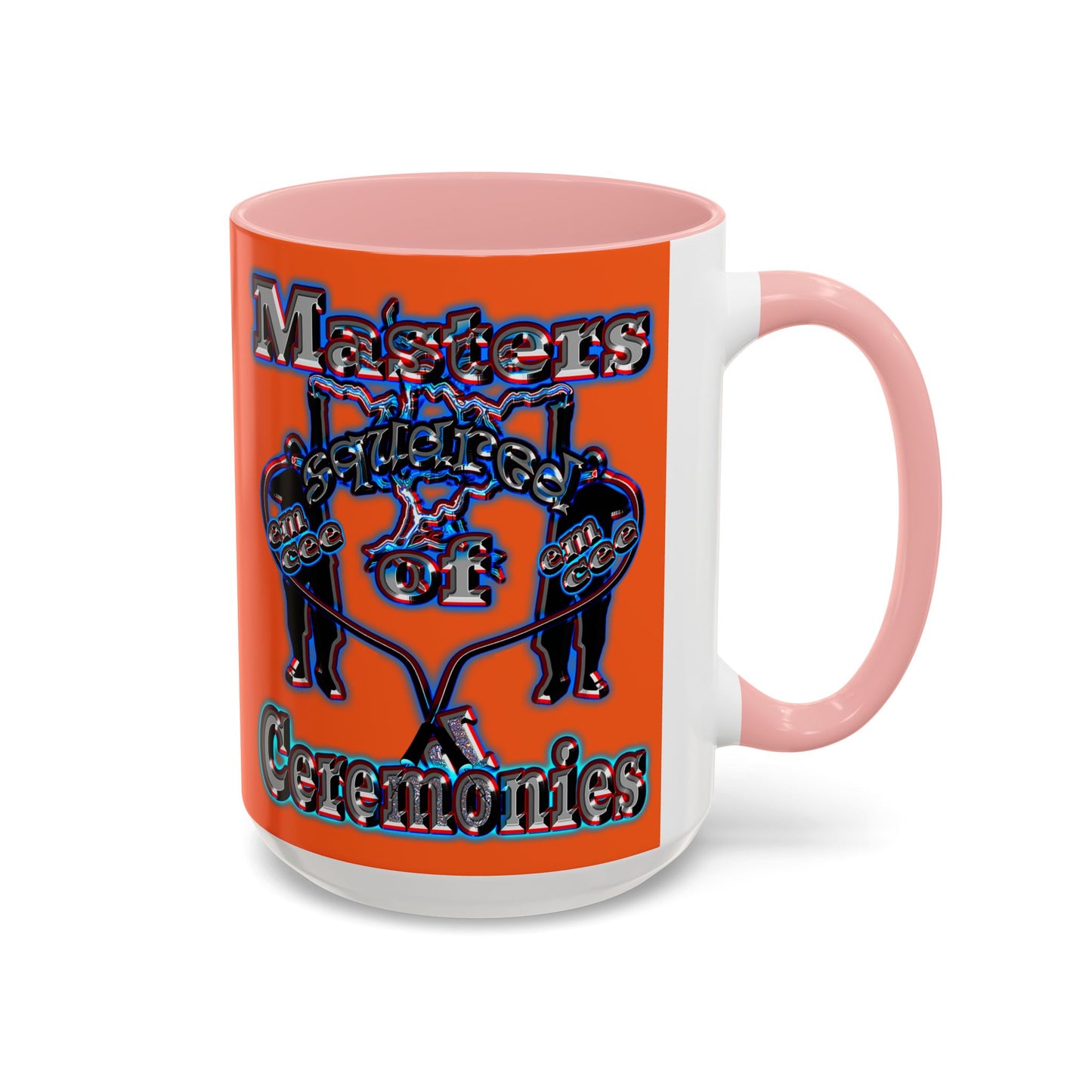 em cee squared - Accent Mug (orange)