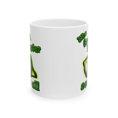 green monster - White Mug (white)