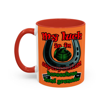 my luck - Accent Mug (crusta)