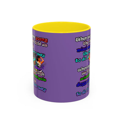 doggystyle - Accent Mug (light purple)