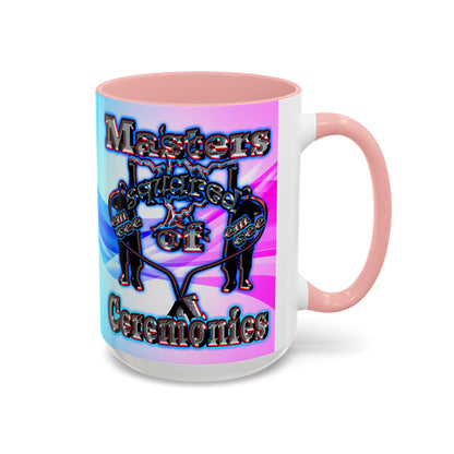 em cee squared - Accent Mug (light blue-pink wave)