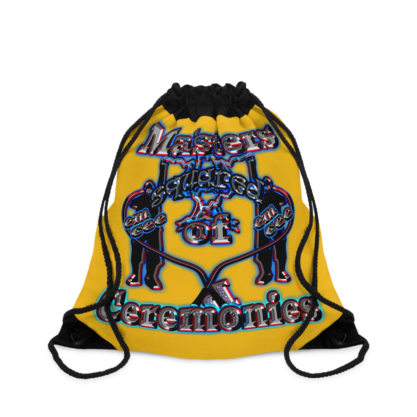 em cee squared - Drawstring Bag (yellow)