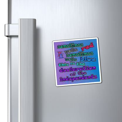 declaration of the independents - Magnets - (light blue-purple wave)