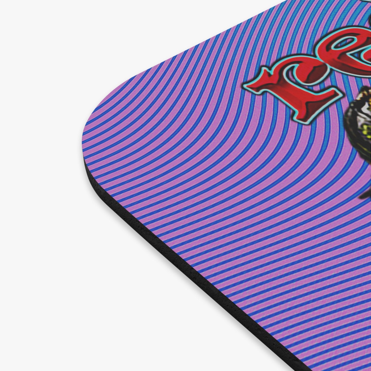 rw&b lives matter - Mouse Pad (Rectangle) (light blue-purple wave)