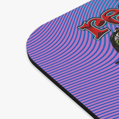 rw&b lives matter - Mouse Pad (Rectangle) (light blue-purple wave)