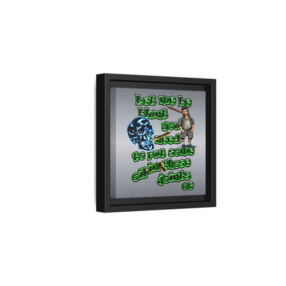og - framed canvas art (brushed nickel)