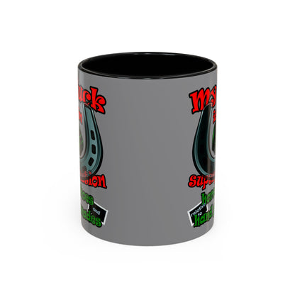 my luck - Accent Mug (grey)