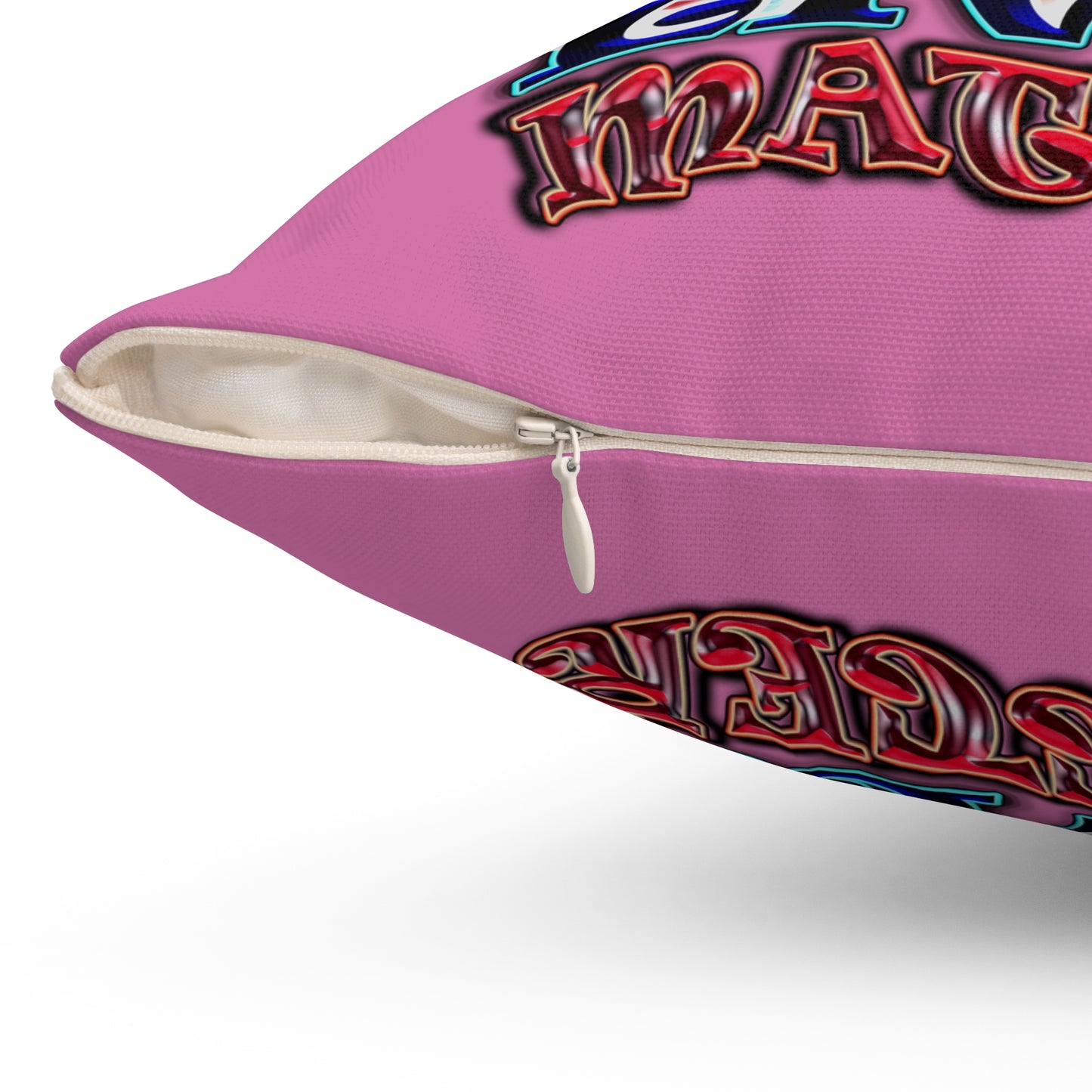 rw&b lives matter - Spun Polyester Square Pillow - (light pink)
