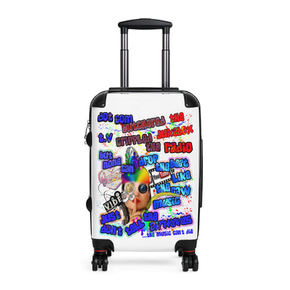 drop the beat - Suitcase (white)