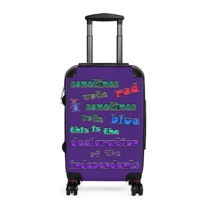 declaration of the independents - Suitcase (purple)