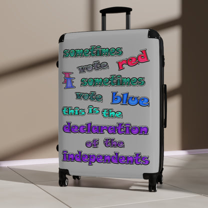 declaration of the independents - Suitcase (light grey)