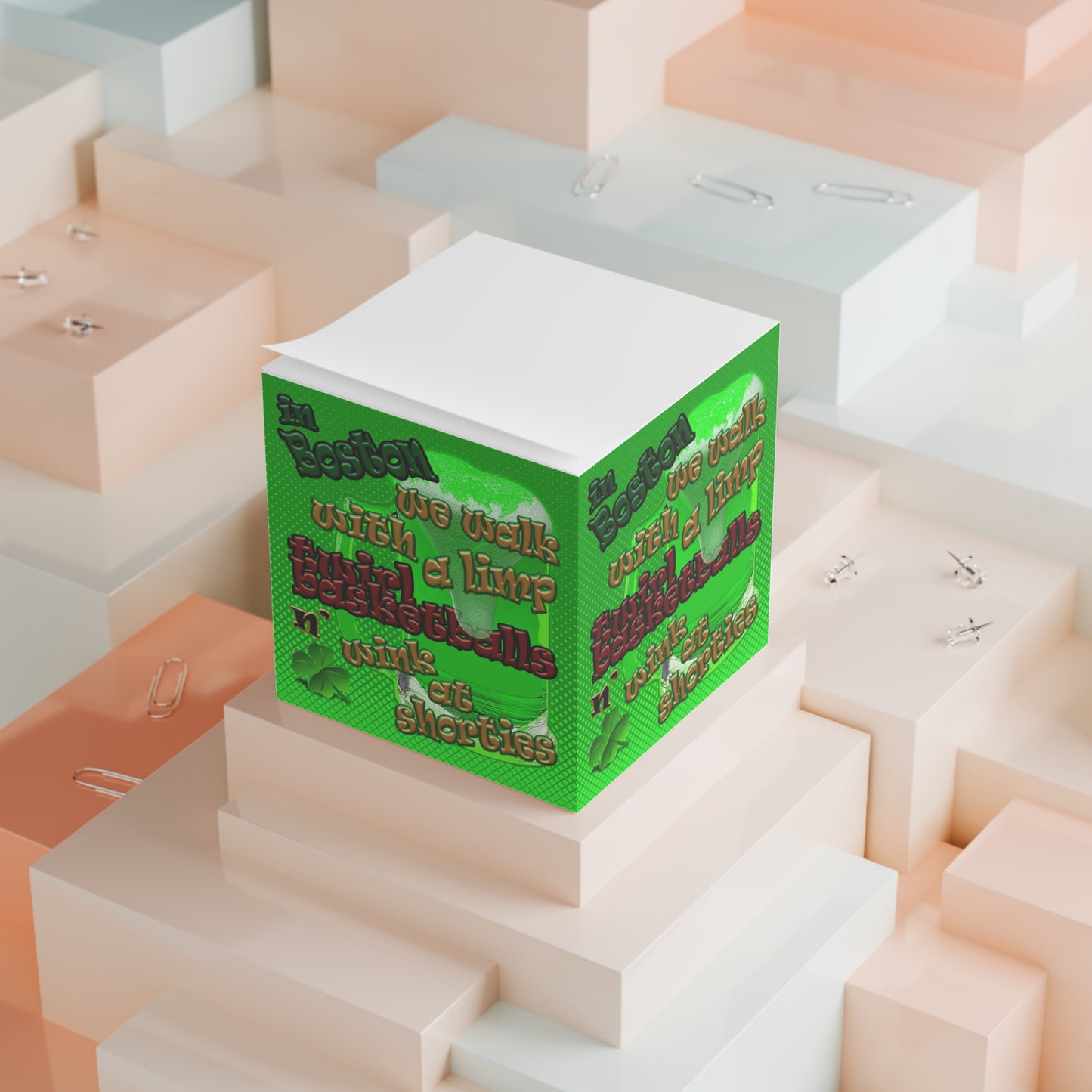 celtic's logo - note cube (logo green)
