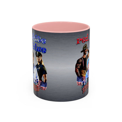 rw&b lives matter - Accent Mug (brushed nickel)