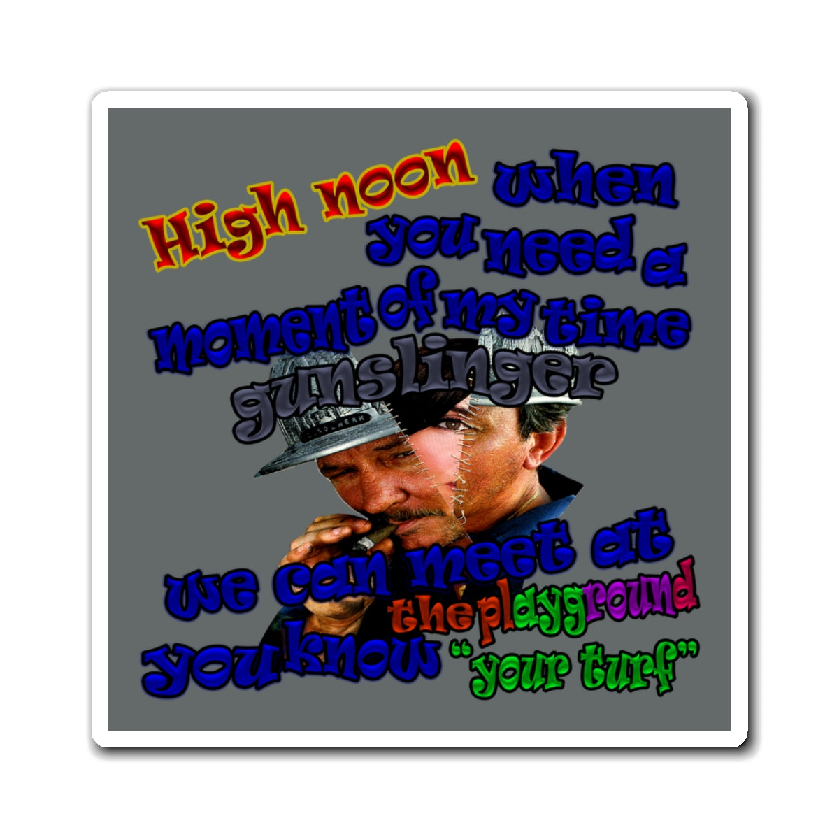 high noon - Magnets - (dark grey)