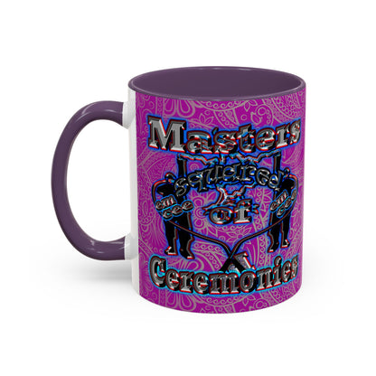 em cee squared - Accent Mug (pink swirl)