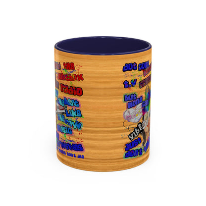 drop the beat - Accent Mug (butterscotch wood finish)