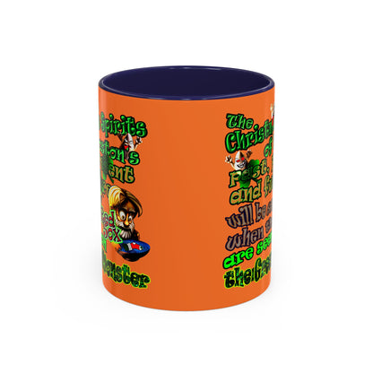 christmas spirits of boston - Accent Mug (crusta)