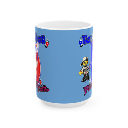 tag that - White Mug (light blue)